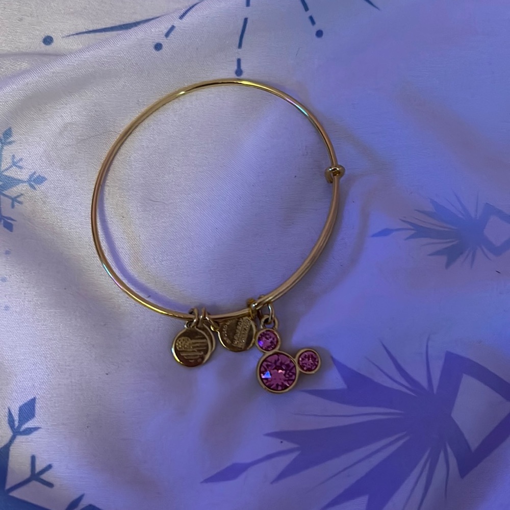 Alex and Ani Gold Mickey Bracelet